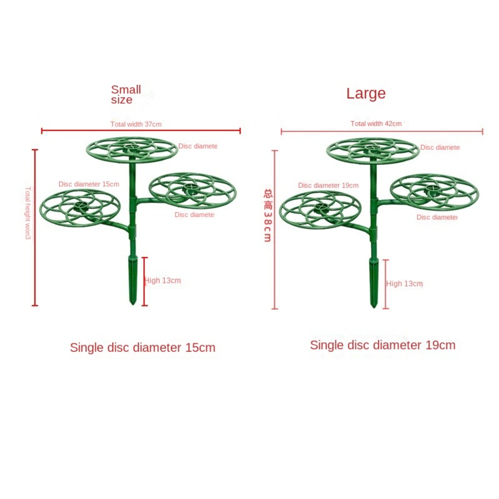 Stigestativ plantestøtte hage stabelbar planteburramme plast bonsai klatrestativ for vinranker