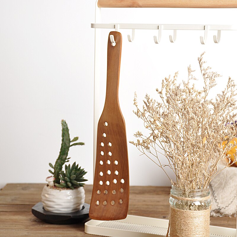 Espátula de madera Utensilios de cocina Espátula Kemu natural Utensilios de cocina antiadherentes Cuchara Vajilla Herramientas Artilugios de madera Utensilios de cocina ecológicos Utensilios de mesa Utensilios de cocin