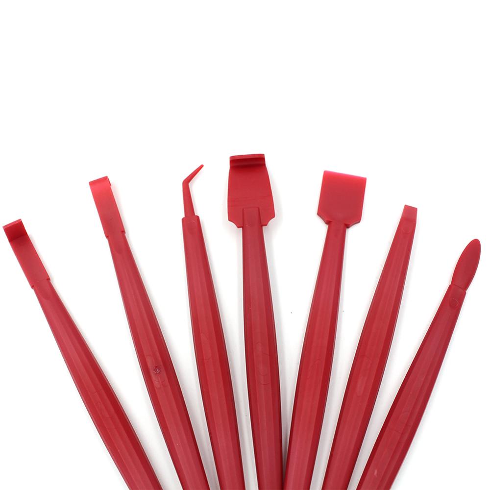 7PCS Edge-closing Tool for Automobile Film Sticking Color Change Film Invisible Car Clothes Gap Scraper Tool Abrasion Resistant