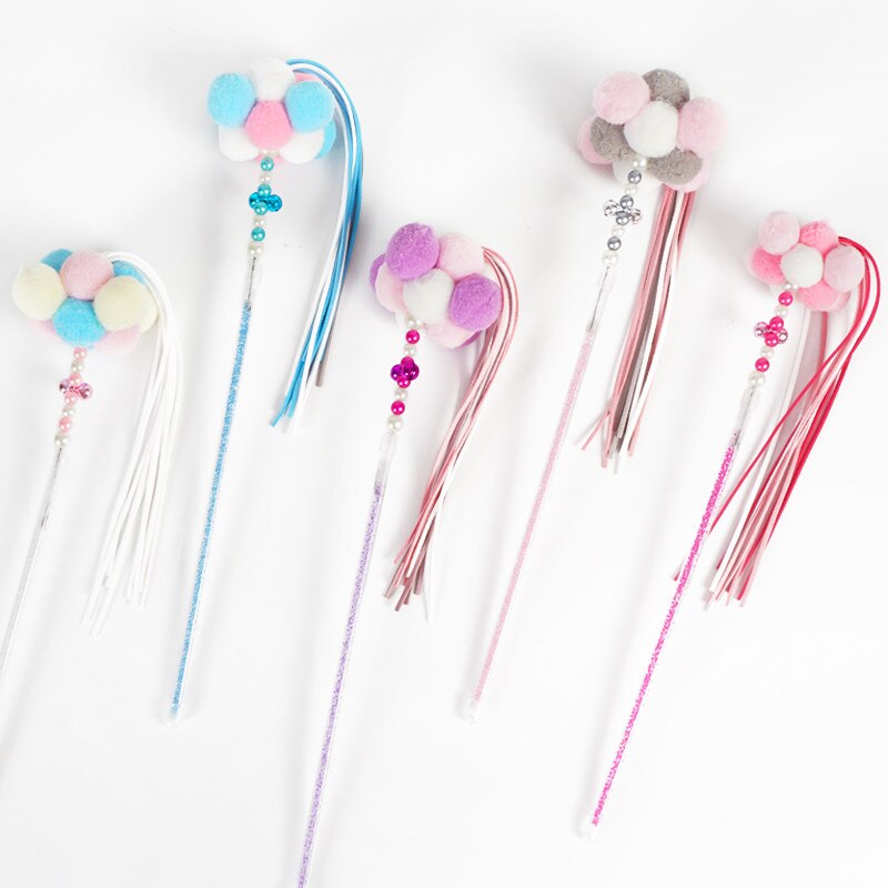 1Pc Kat Interactieve Speelgoed Stok Veer Wand Met Kleine Bell Muis Kooi Speelgoed Plastic Kunstmatige Kleurrijke Kat Teaser Speelgoed levert