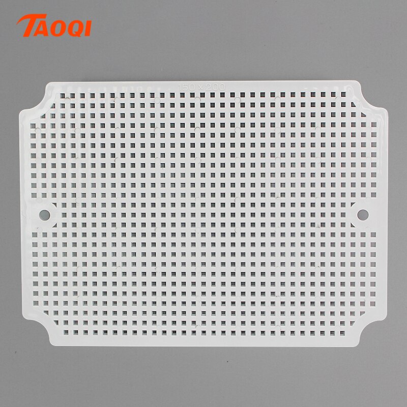 waterproof box fixed base plate IP67 waterproof junction box base plate ABS honeycomb mounting base plate Outdoor monitoring