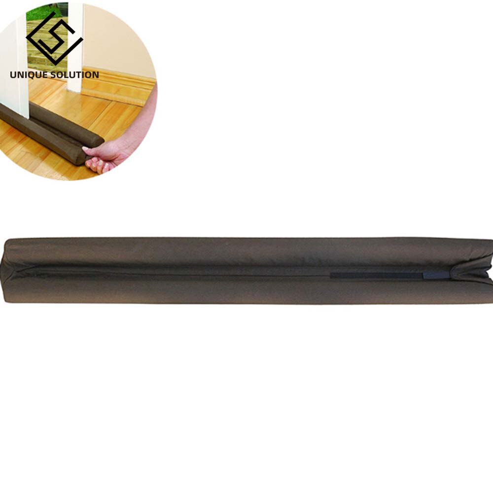 Braun Doppel Tür Draft Stopper Dual Zugluft Luft Isolator Windows Dodger Wache Energiesparende