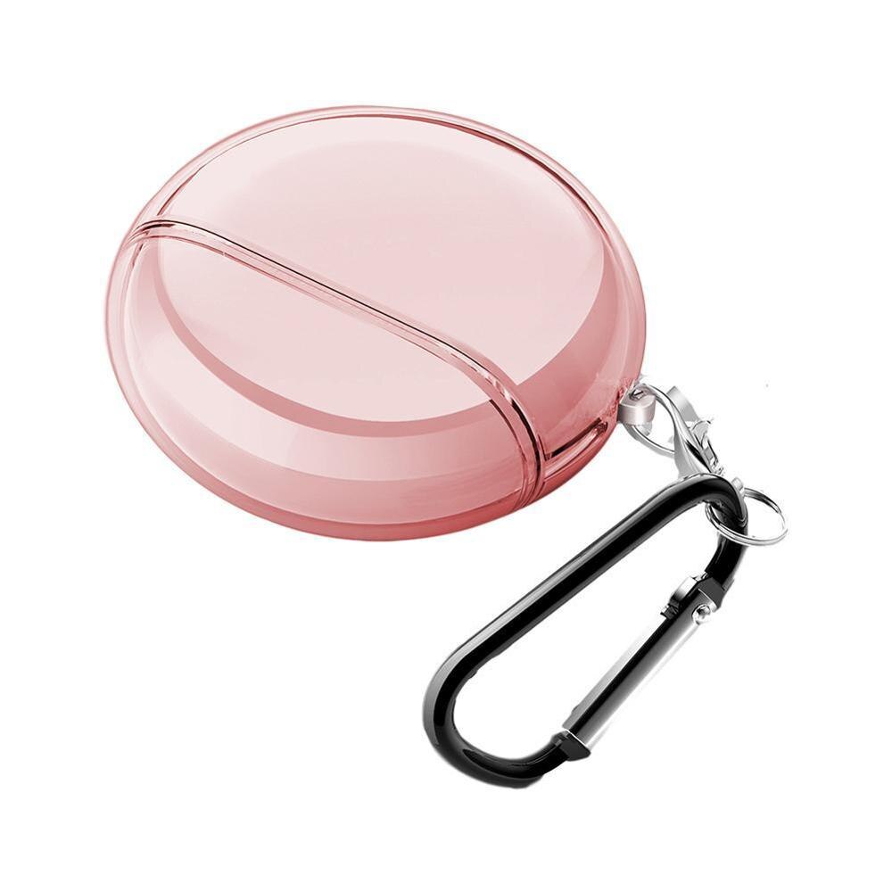 Hoesje voor huawei freebuds 3 oordopjes schokbestendig airbag bumperhoesje doorzichtig haakje voor honor flypods freebuds 2 pro hoesje: D