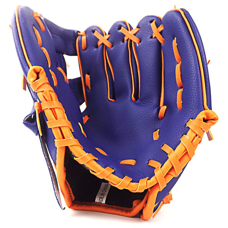 Blå färg barn vänster hand baseball handske halkfri supermjuk slitstark