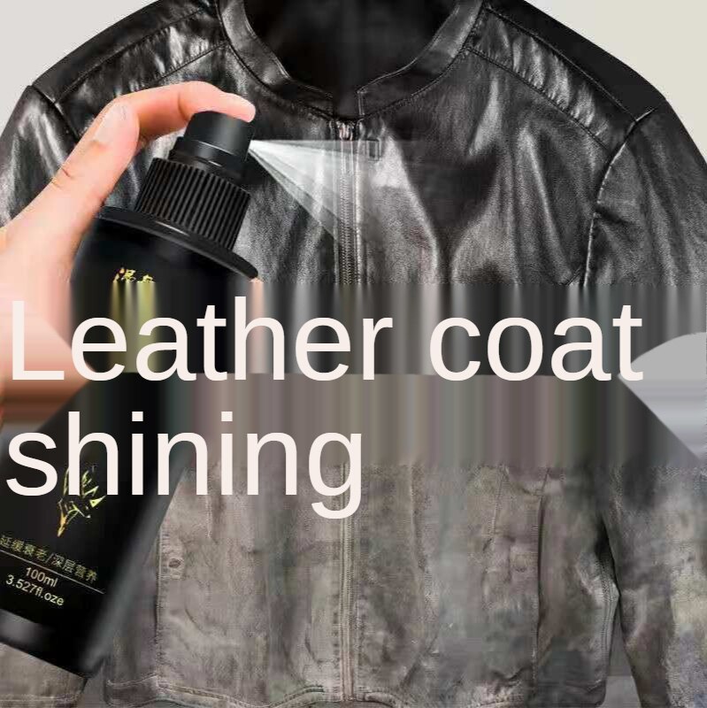 Leather Coat Oil Black Brown Leather Jacket Maintenance Oil Leather Leather Cleaning Agent Lanolin Varnishing Care Liquid Color