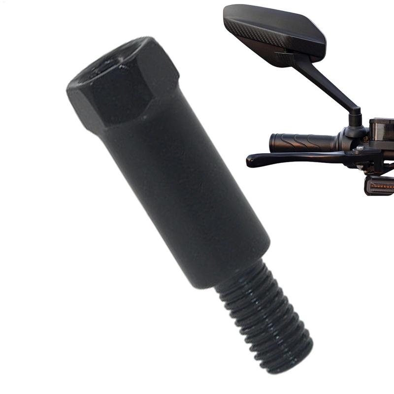 1PC Zwarte Motorfiets Spiegel Adapters 8MM Achteruitkijkspiegels Conversie Bolt Met de klok mee Anti-klok Rechts Links Draad accessoires
