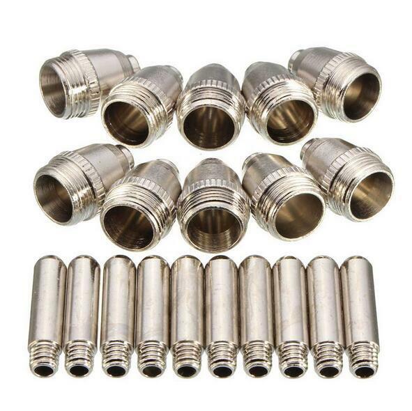 KIT de boquillas de Plasma de aire SG-55 AG-60, puntas de electrodos, 70Amp, consumibles para soplete de corte, cortador de Plasma, 40 Uds.