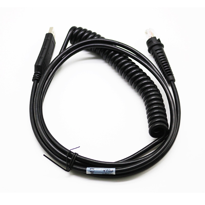 USB 3M Lente Kabel met Chip Compatibel Voor Honeywell IT3800 Scanner Reader Opgerolde Data Transfer Kabel met Chip