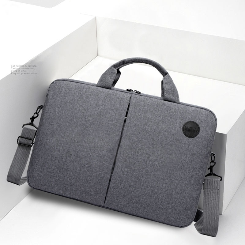 Mannen Aktetas 15.6 Inch Canvas Computer Tas Handtas Voor Mannen Vrouwen Aktetas Schoudertas Office Tassen Voor Mannen Maletin Mujer