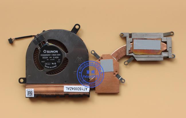 CPU Cooling Fan with Heatsink for SUNON EG50050S1-CB20-S9A AT1SD004ZAL 0NV7FD Laptop Radiator