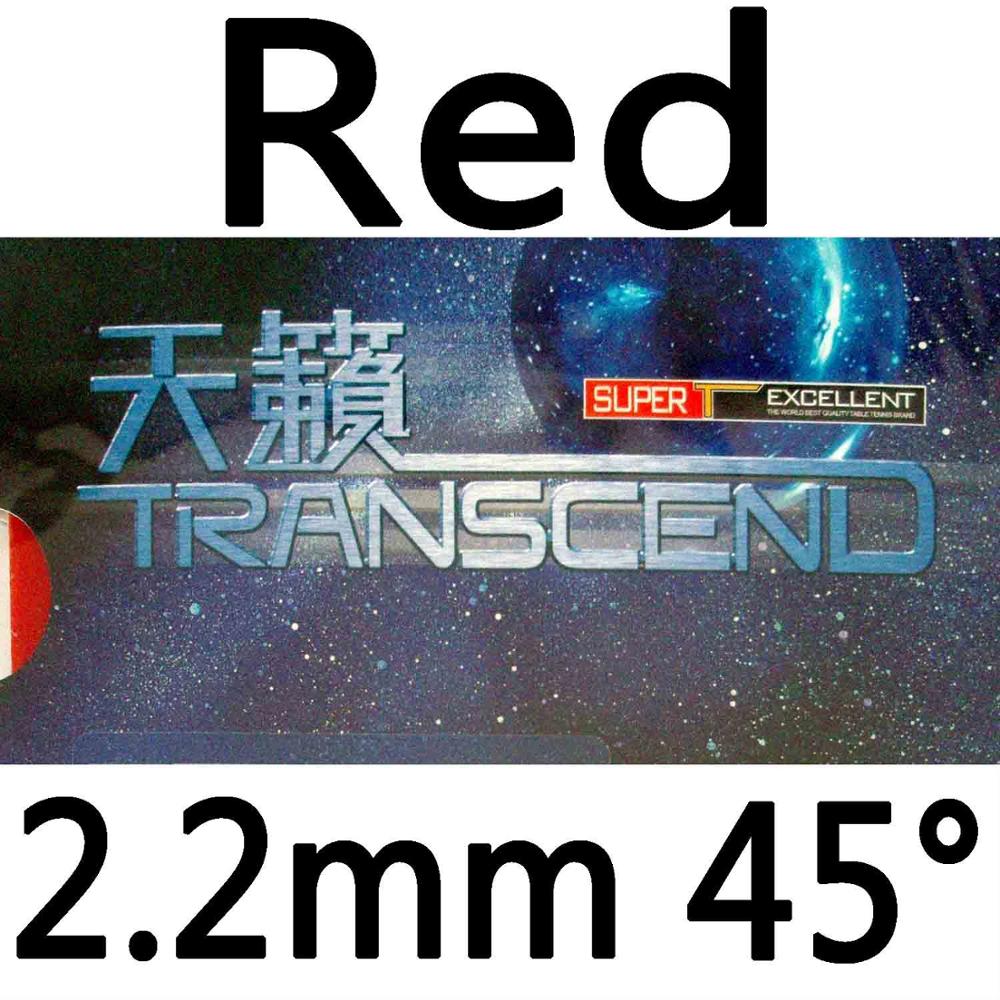 729 TRANSCEND CREAM Pips In Table Tennis Rubber with Sponge PingPong bat rubber: Red 2.2mm H45