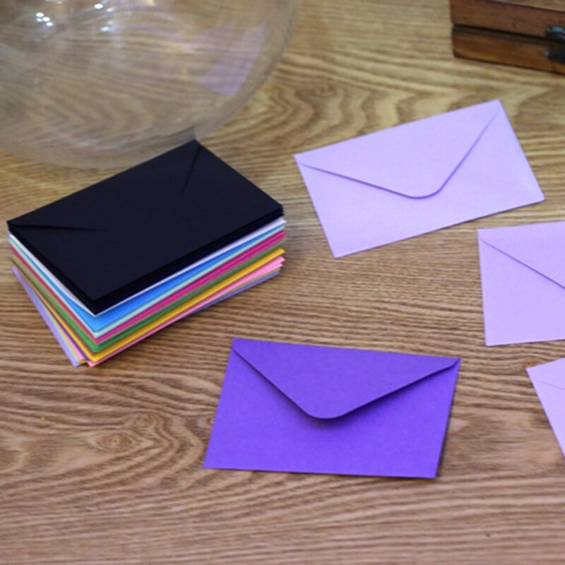10pcs Blank Cards with Envelopes Thank You Cards Handmade DIY Blank Envelope Postcards for Birthday Party Inivitation