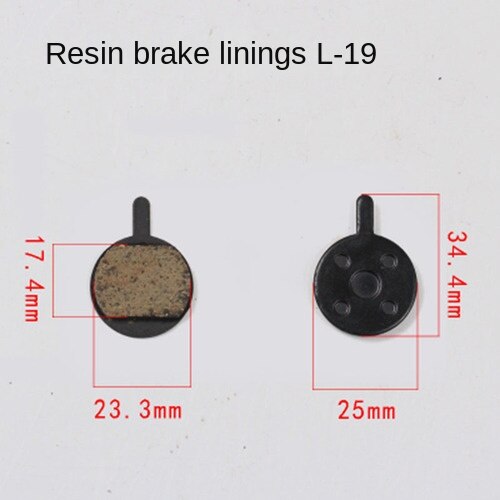 2 Paare (4 stücke) MTB Fahrrad Hydraulische Scheiben Bremsbeläge halb-metallisch Fahrrad Bremse Für SHIMANO SRAM eifrig HAYES Radfahren Fahrrad Teil: L-19