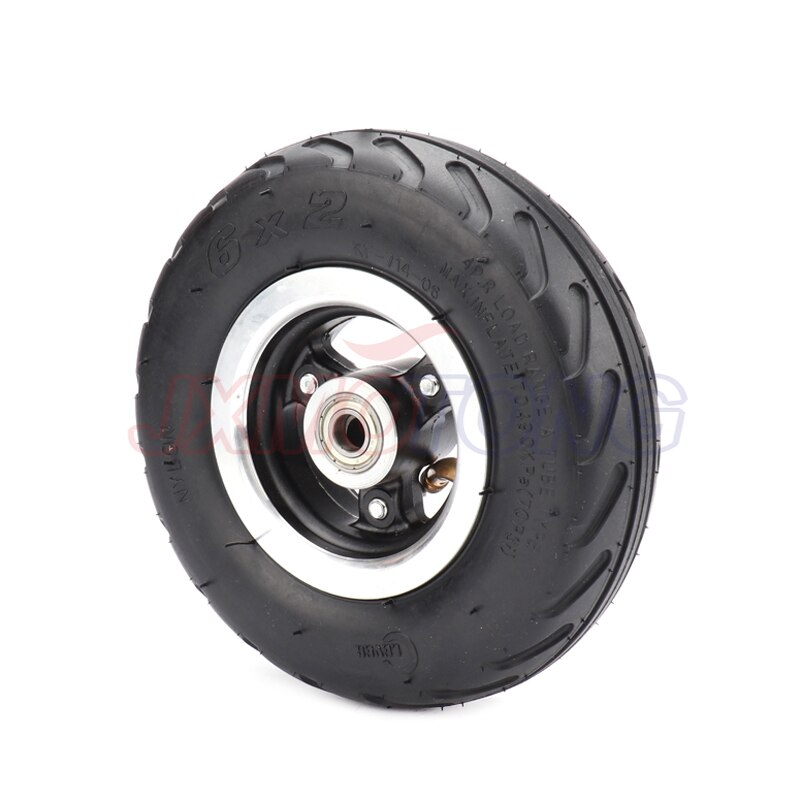 Ruota 6x2 Con Mozzo In Lega E Pneumatico – Gonfiaggio M10, Uso 6, 160mm - 6