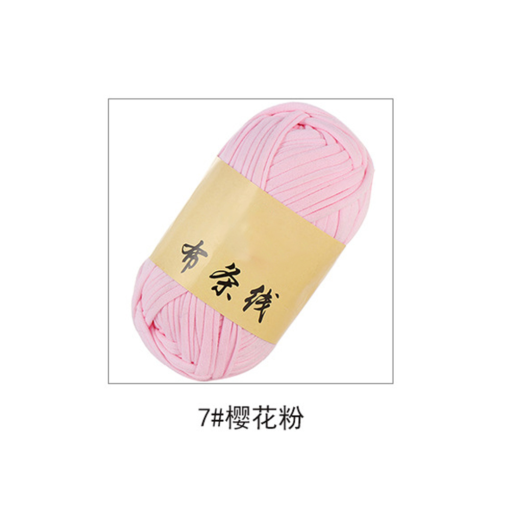 30M Weven Draad Garen Zachte Polyester Geweven Zak Tapijt Diy Hand-Gebreide Materiaal Wol Breien Gevlochten Doek Garen vrouw: Pink 2