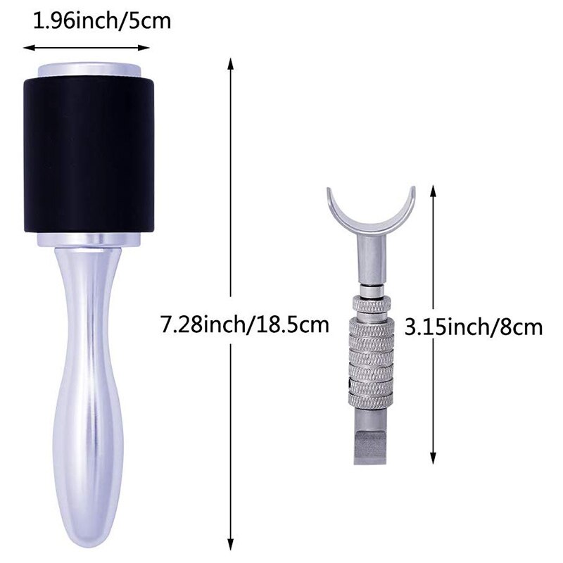 BEST22 Pieces Leather Tool Kit with Leather Stamping Tools Leather Craft Set Leather Working Hammer for Leather Craft DIY Leathe