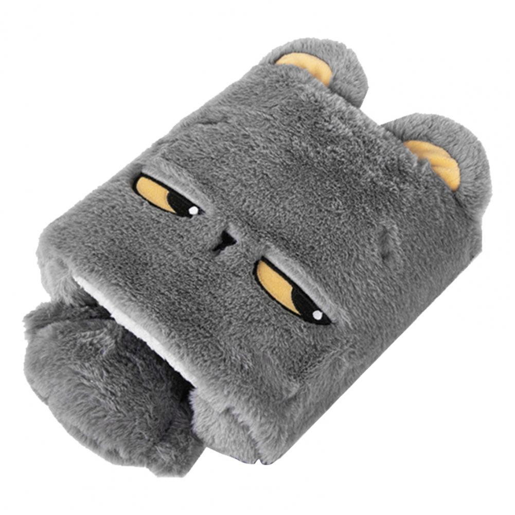 USB z postacią z kreskówki podgrzewana podkładka pod mysz zwierzęta Lovely Lady cieplejsze ręce biuro zimowa podkładka pod mysz dla kobiet pracujących Dropship: Dark Gray  A