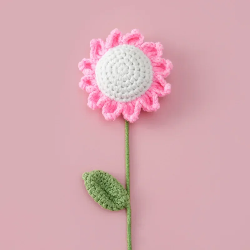 1pc tricot tournesol Bouquet Crochet fleurs remise des diplômes Bouquet de fleurs décor de fête de mariage amis Flores un Crochet: Or