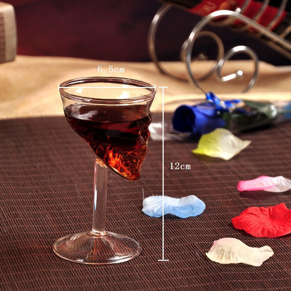 55ml crâne verre tasse bière vin barre crâne verre tête Vodka articles à boire maison Bar fête Artware déco gobelet tasses