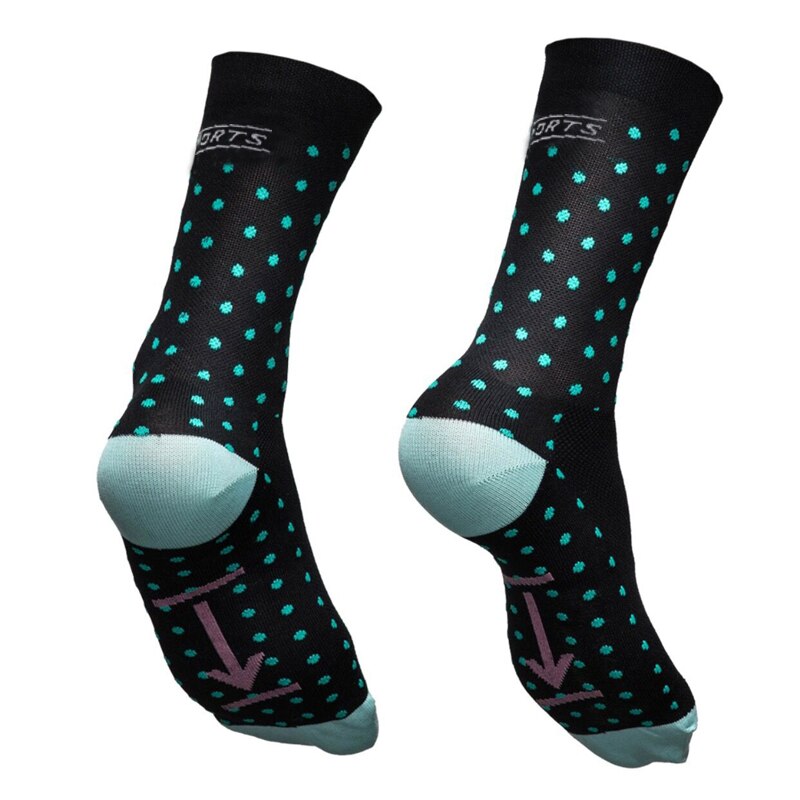 Calcetines deportivos para ciclismo , de , transpirables, para andar en baloncesto, correr, Media bicicleta, 1 par: 03