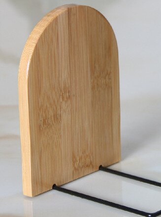 Desktop Storage Simple Bamboo Book Stand Office Tidying Up Student Desk Bookend Clip Shelf Suitable For Bedroom Study: Large single
