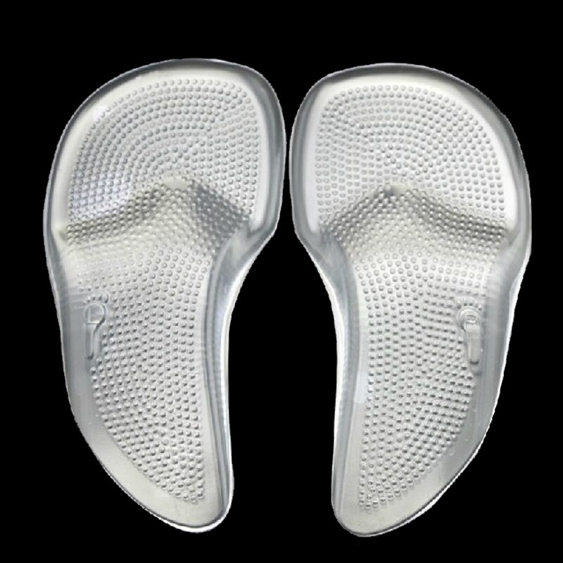 silicone gel orthotic arch pad arch support insole flat foot feet care relieve pain orthopedics insert 2 pcs = 1 pair