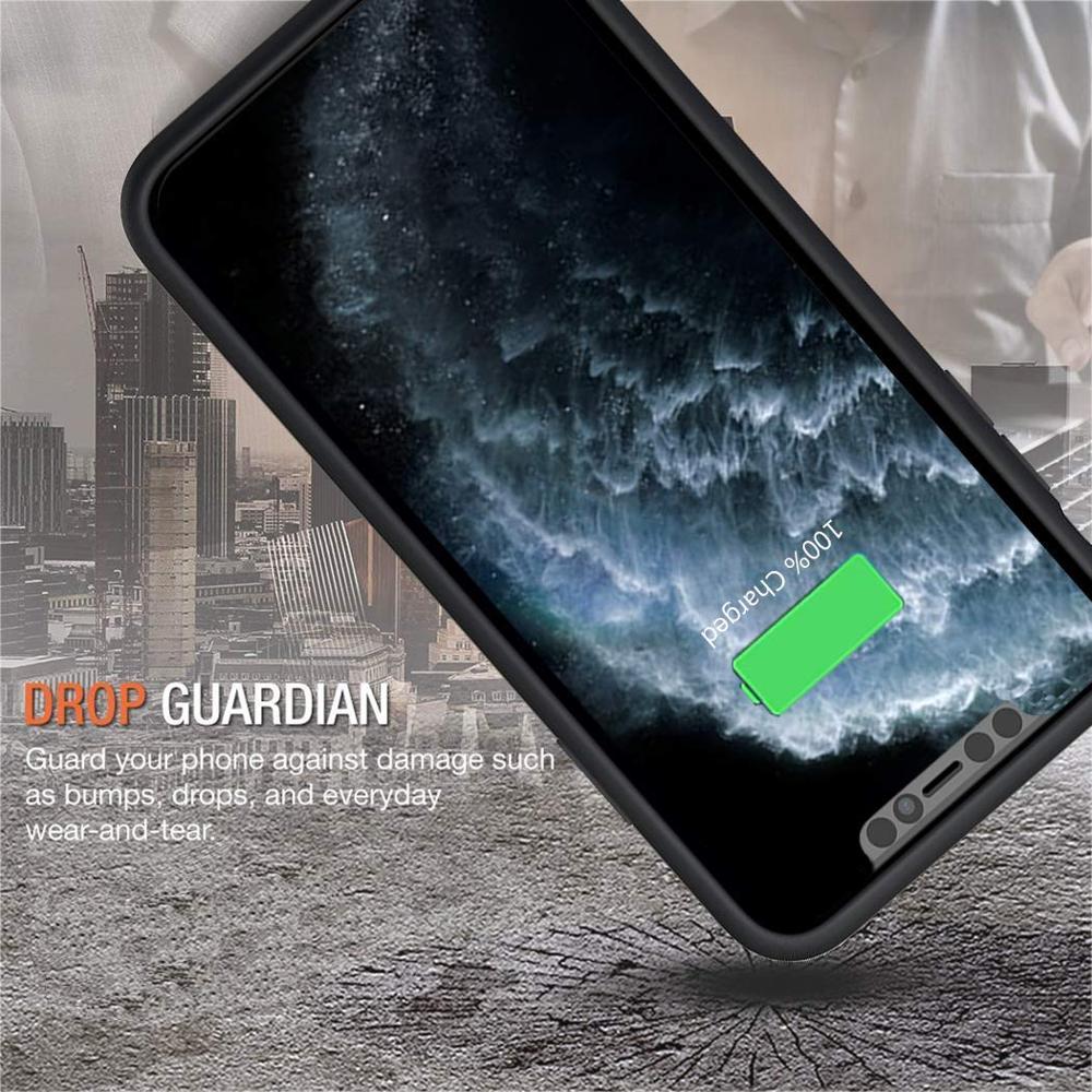 5000Mah Voor Iphone 11 11Pro 11Pormax Draagbare Power Bank Pack Backup Externe Lader Opladen Batterij Beschermhoes Cover