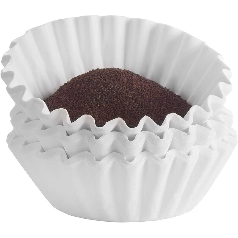 500Pcs 8-12Cup 8.5cm Disposable Replacement Coffee Filters Coffee Filter Cup Home Kitchen Disposable Paper Filters