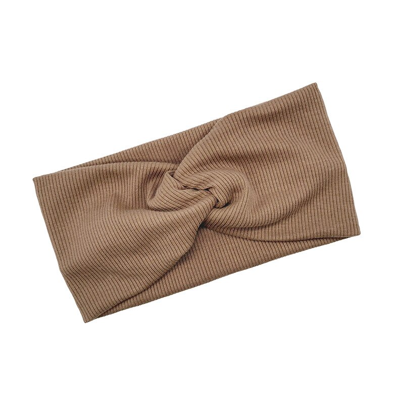 Frühling/sommer Baby-stirnband, einfarbig, gedreht, weich, dehnbar, bequem, haaraccessoires für mädchen, groß, 1 stück: 9