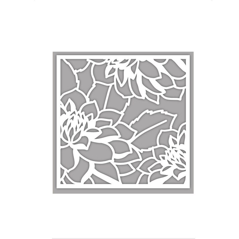 Irregular Figure Flowers Dots Horizontal Line Plastic Stencil DIY Scrapbook Crafts Card Album Make Drawing Sheet 10: 2