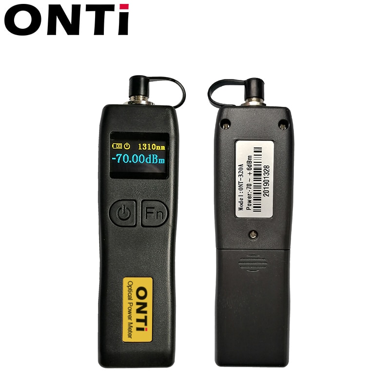 Onti  -70 ~ +6 dbm og  -50 ~ +26 dbm håndholdt mini optisk effektmåler