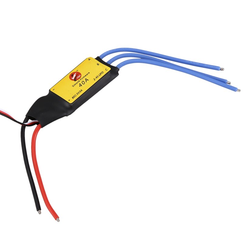 Controlador ESC de 12V 40a máx. 480W para turbina eléctrica de coche, cargador Turbo, ventilador de admisión de aire Tan Boost