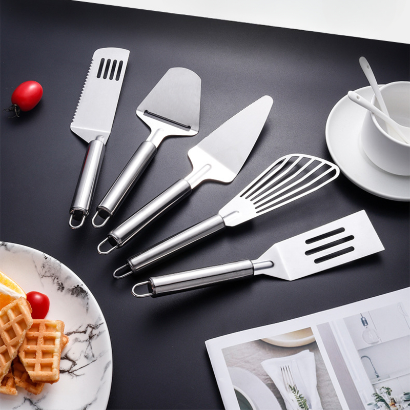 Espátula de acero inoxidable para freír carne y pescado, espátula para freír, espátula para freír pescado, pala, suministros de cocina, utensilios de cocina