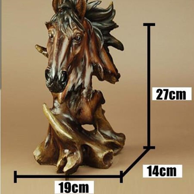 Wood carving, animal lion tiger wolf eagle sculpture crafts, home office shop desktop decoration crafts: style 4