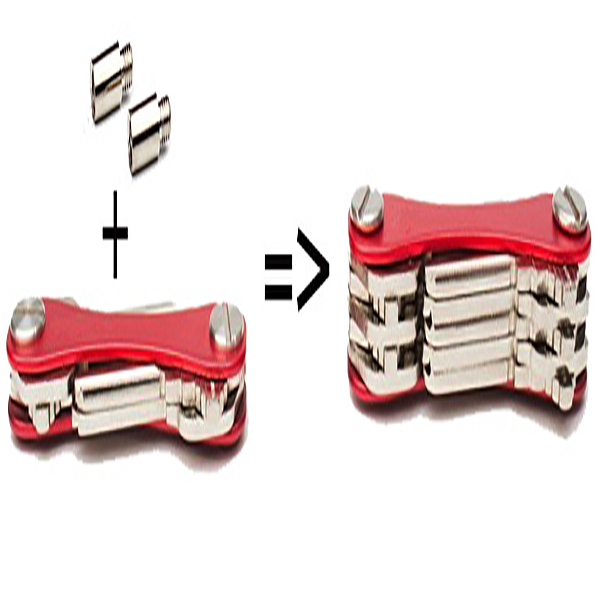 Smart nyckelknippa metall nyckelklämma aluminium organizer nyckelring utomhus mini nyckelring kompakt nyckel dekorativ hållare klämma hem förvaring