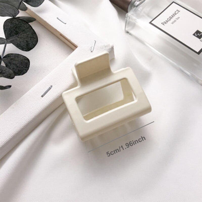 Effen Kleur Klauw Clip Grote Barrette Krab Haar Klauwen Bad Clip Paardenstaart Clip Voor Vrouwen Meisjes Haar Accessoires: B5-5cm