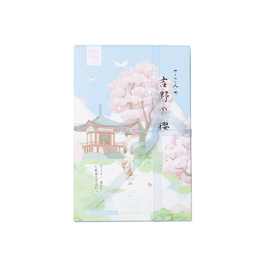 30 Sheets/Set Japanse Kersenbloesem Postkaart Wenskaart Verjaardag Brief Card Bericht Kaart: A
