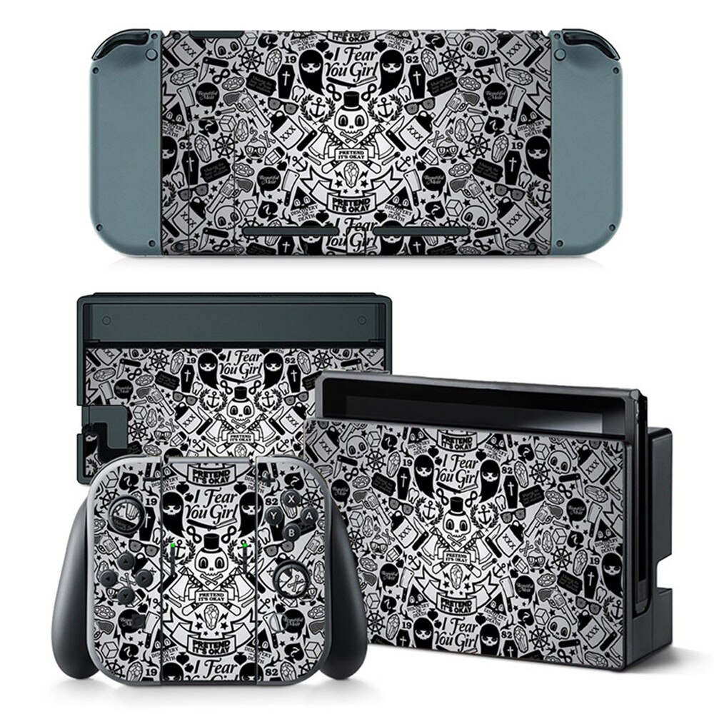 for Nintend Switch Skin Sticker Decal For Nintendo Switch Protector: TN-switch-0276