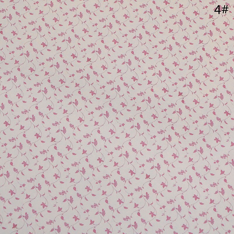 1:12 Dollhouse Mini Home Decor Wall Paper Wall Stickers Murals Doll House Decor: D