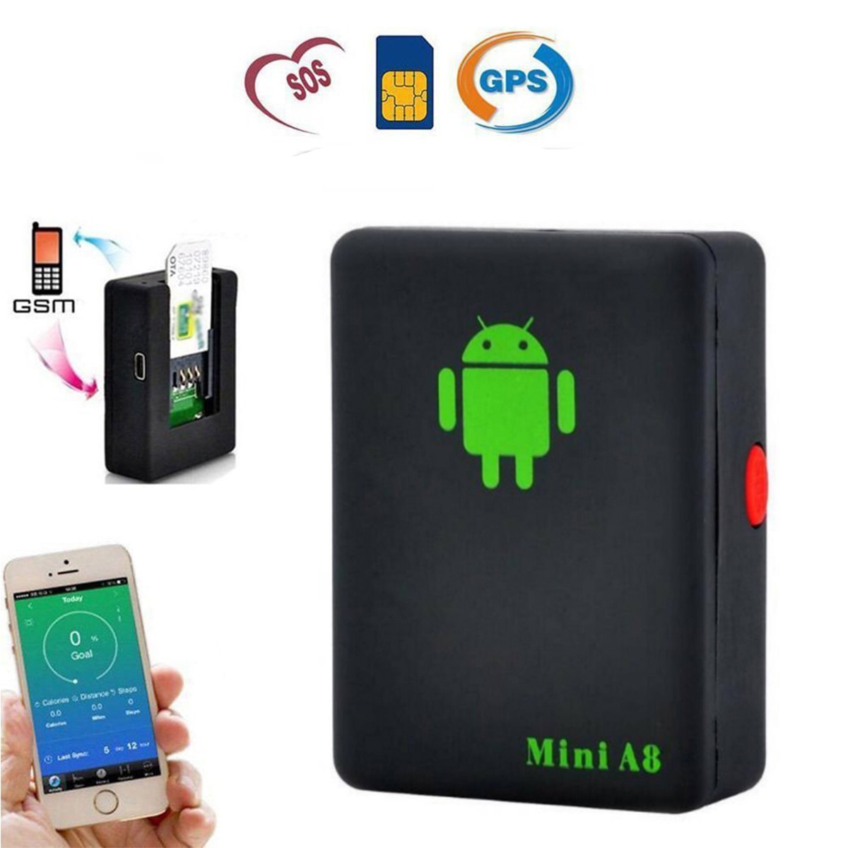 Mini Global Tracker Locator Personal Tracker GSM/GPRS Car Security Personal Tracking for Home Monitoring Children elder Pet