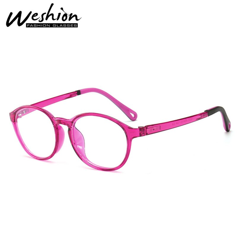 Round Kids Prescription Computer Glasses Optical Frame Blue Light Blocking Children Boy Girls Anti Reflective Eyeglasses UV400