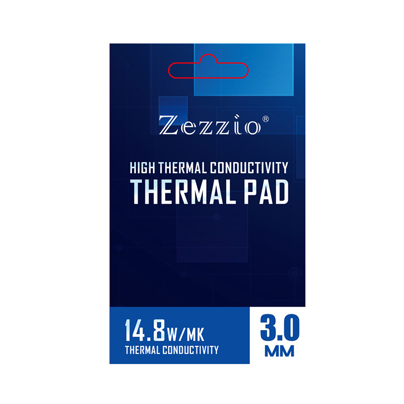 Zezzio 85x45MM,14.8W/mk Thermal Pad For GPU,CPU,RAM,Video Memory,Server,Workstation,Cooling,0.5,1.0,1.5,2.0,2.5,3.0MM Thick: 85X45X3.0MM