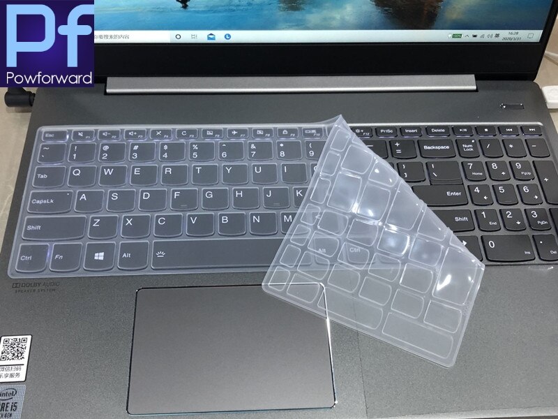Russische 15,6 Zoll Laptop Tastatur abdeckung Haut Für Lenovo Ideapad 15.6 "320 330 330s 340 s 520 720s 130 S145 L340 S340: clear