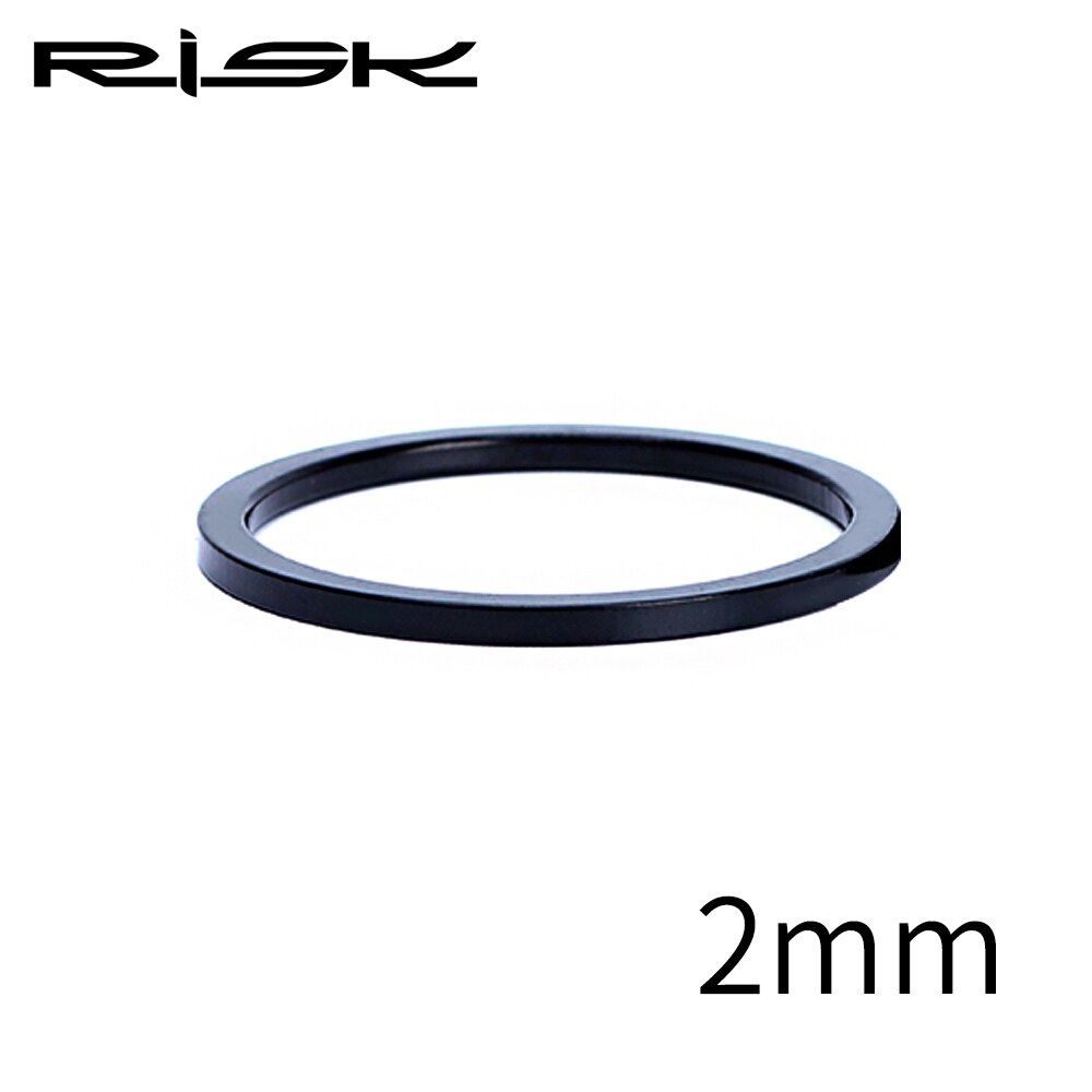 Risico 2/3/5Mm Aanpassing Aluminium Fiets Vork Wasmachine Stem Headset Spacers Verhogen Stuur Ring fietsen Accessoire: 2MM 1PCS