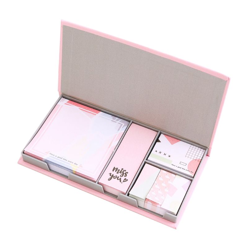 Kawaii Multi-function Memo Pad Bookmark Sticky Notes Set School Supplies Paper Sticker Korean Stationery H55F