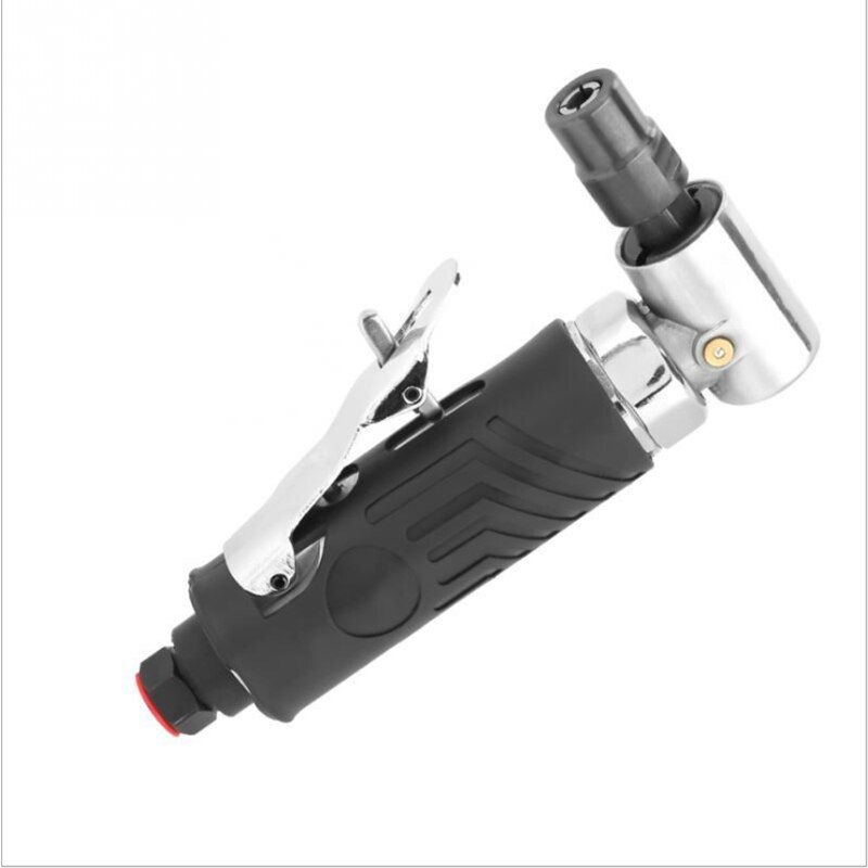 1/4 inch air angle grinder 90 degree pneumatic grinder cutting polisher elbow grinder car sheet metal tool set with wrench