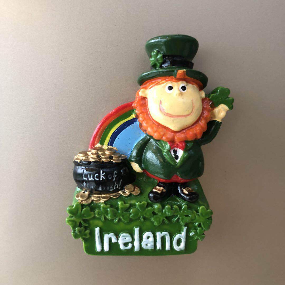 Resin Magneten Ierse Cartoon Dublin Dier Lam Koelkast Magneten Ierland Bericht Stickers Leuke Magneten Decoratie: D