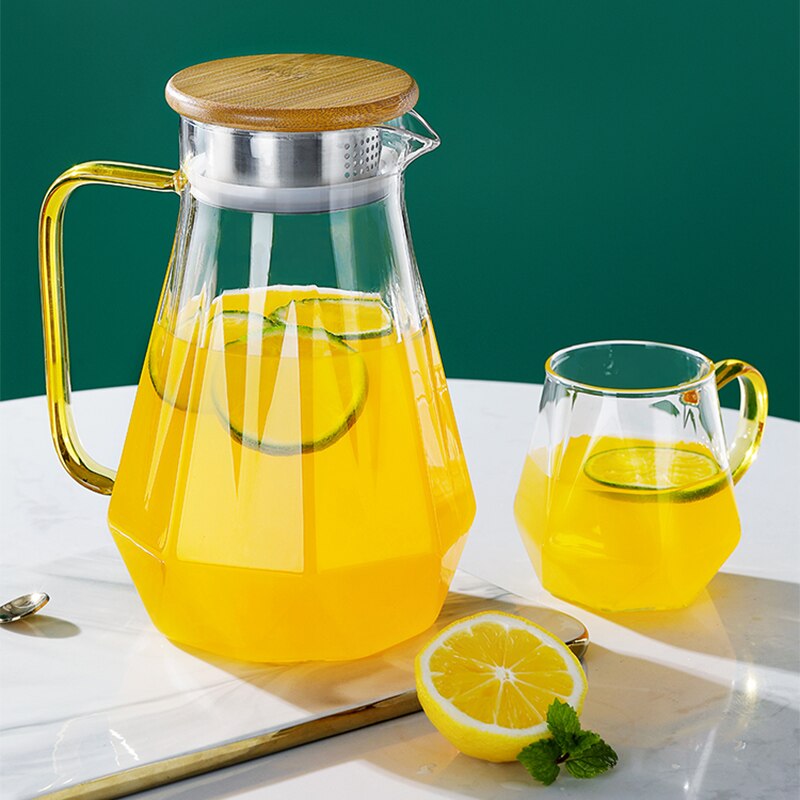 High Borosilicate Glass Cup Glass Mug Glasses Drinking Thick Bottom Cup With Handle 450ML Resistance To Cold Heat