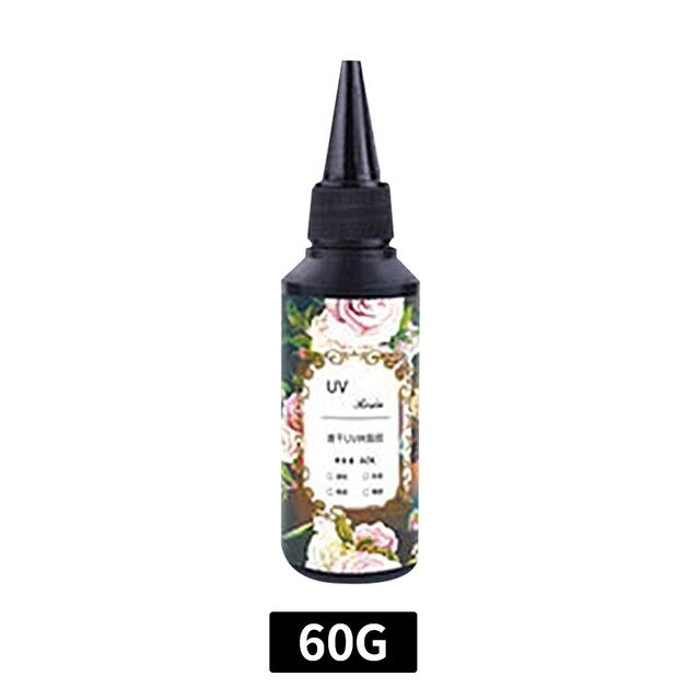 UV Resin Art Epoxy Shaped Pendant Mold Portable Uv Supplies Quick-Drying Transparent Uv Glue DIY Craft: 60g