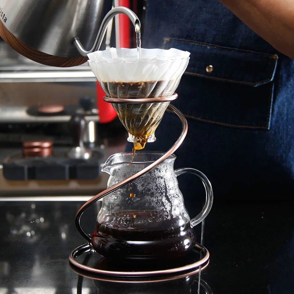 Spiraal Koffie Ijzeren Frame Is Geschikt Voor V60 Stijl Koffie Pot Set, Koffie Set Accessoires Koffie Tool